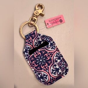 Simply Southern | Damask, key FOB, sanitizer, key chain.